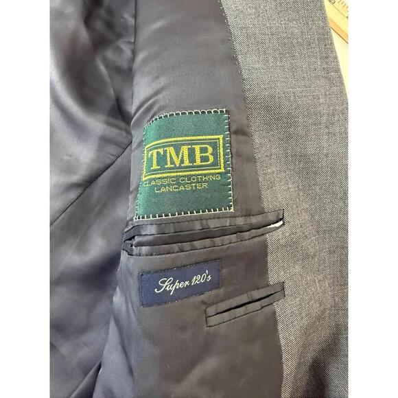 Canali Blazer Jacket Mens 60L Long Gray Wool Made Italy Sport Coat - Picture 4 of 9